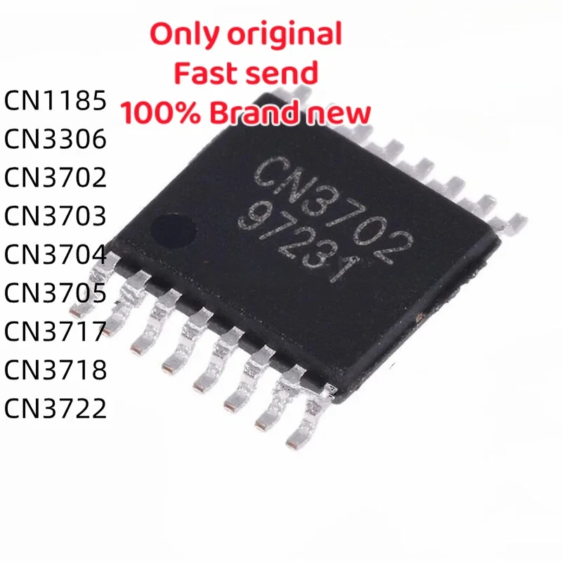 5pcs 100% New CN3702 CN3703 CN3704 CN3705 CN3717 CN3718 CN3722 CN1185 CN3306 sop-16 Chipset