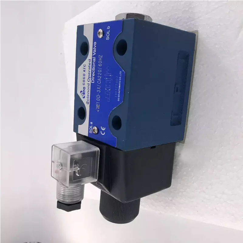 

ATC 4WE10D 4WE10E excavator hydraulic direction control valve/Single coil solenoid directional valve