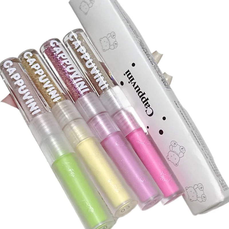 

~Dopamine Double Head Eyeshadow Liquid Sequins Pearlescent Matte Sparkling Eye Makeup Aegyo sal Highlight Brightening