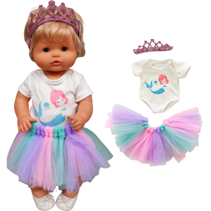 40cm Bebe Doll Clothes for 16-inch Nenuco Winter Plush Suit Ropa Y Su Hermanita Doll Rompers Accessories
