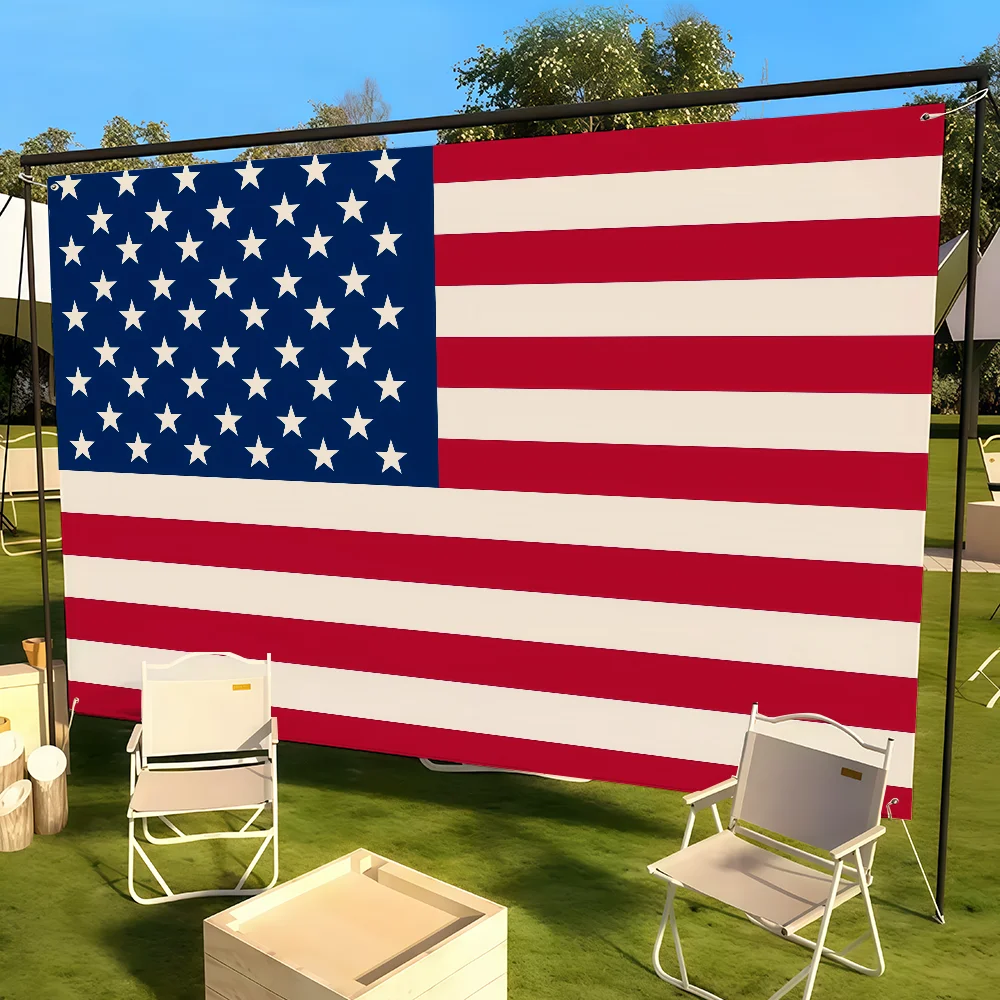 ธงโฆษณาสีสันสดใสของอเมริกา สำห - Outdoor Camping Usa บทวิจารณ์และราคา