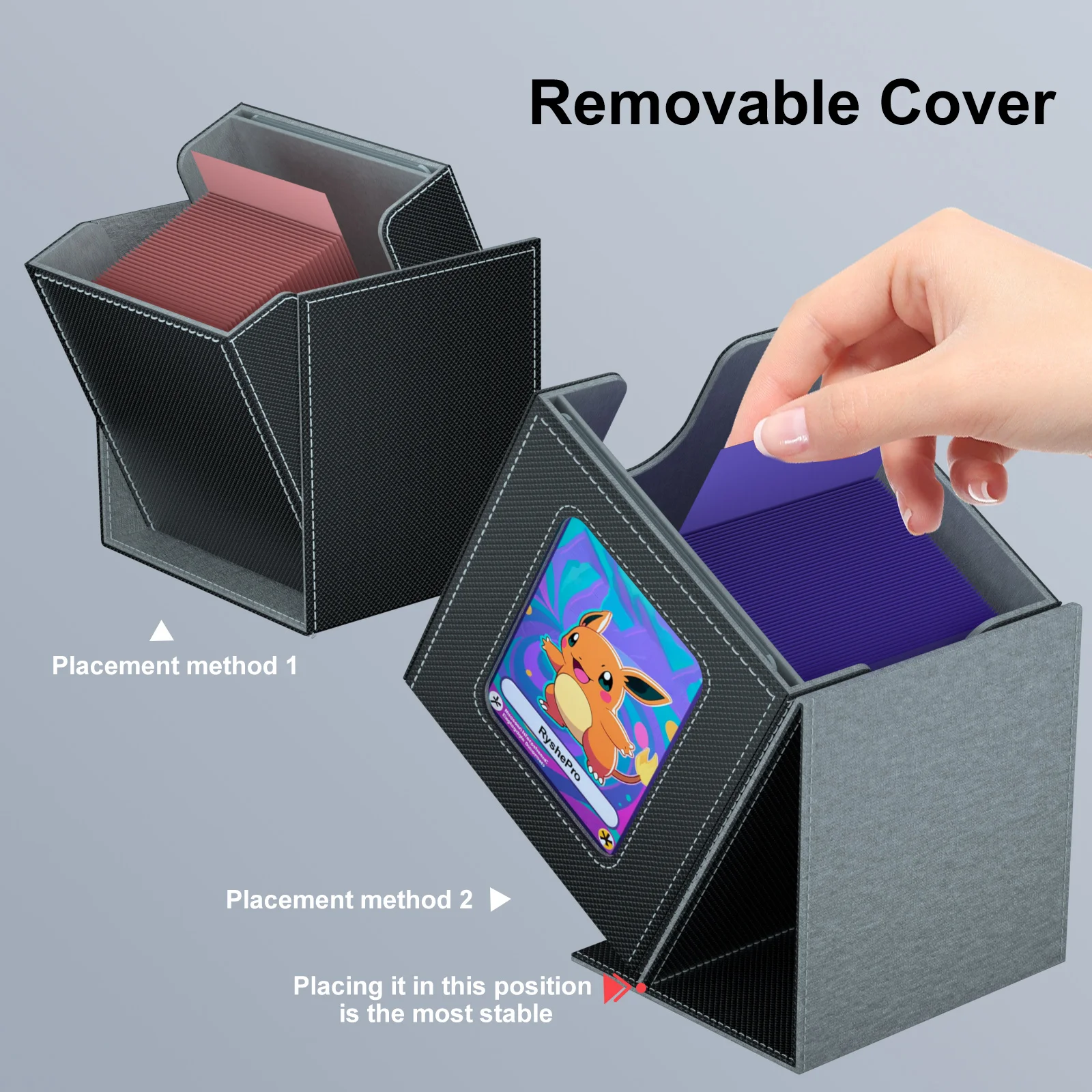 5-in-1 Card Storage STL Box: The Ultimate Solution for Double-Sleeved Pokmon, MTG, and Sports Cards 5-in-1 Card Storage STL Box: The Ultimate Solution for Double-Sleeved Pokmon, MTG, and Sports Cards