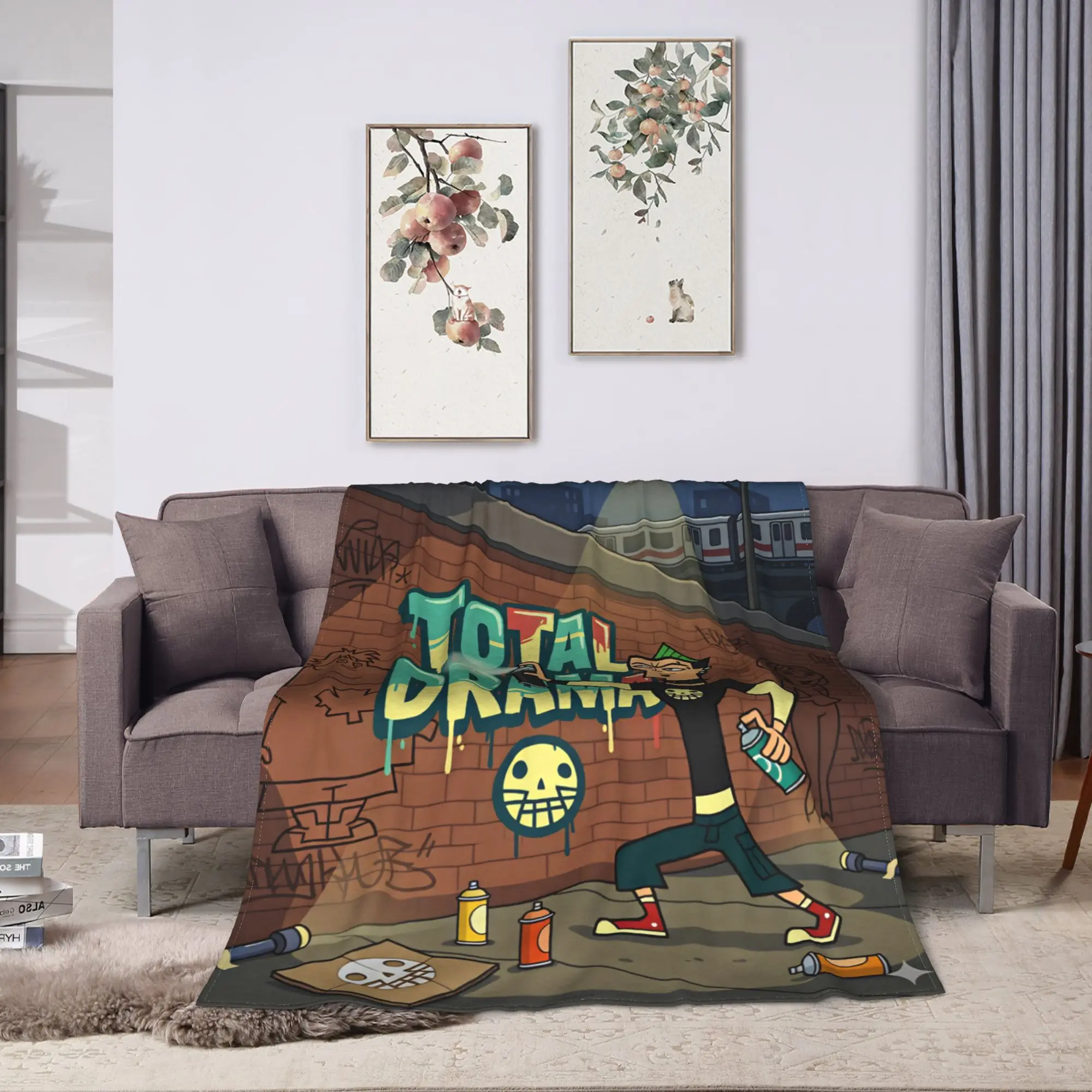 Totals Dramas Harold Knitted Blankets  Travel Flannel Throw Blanket For Bedroom Soft Custom Quality Bedspread Gift Idea