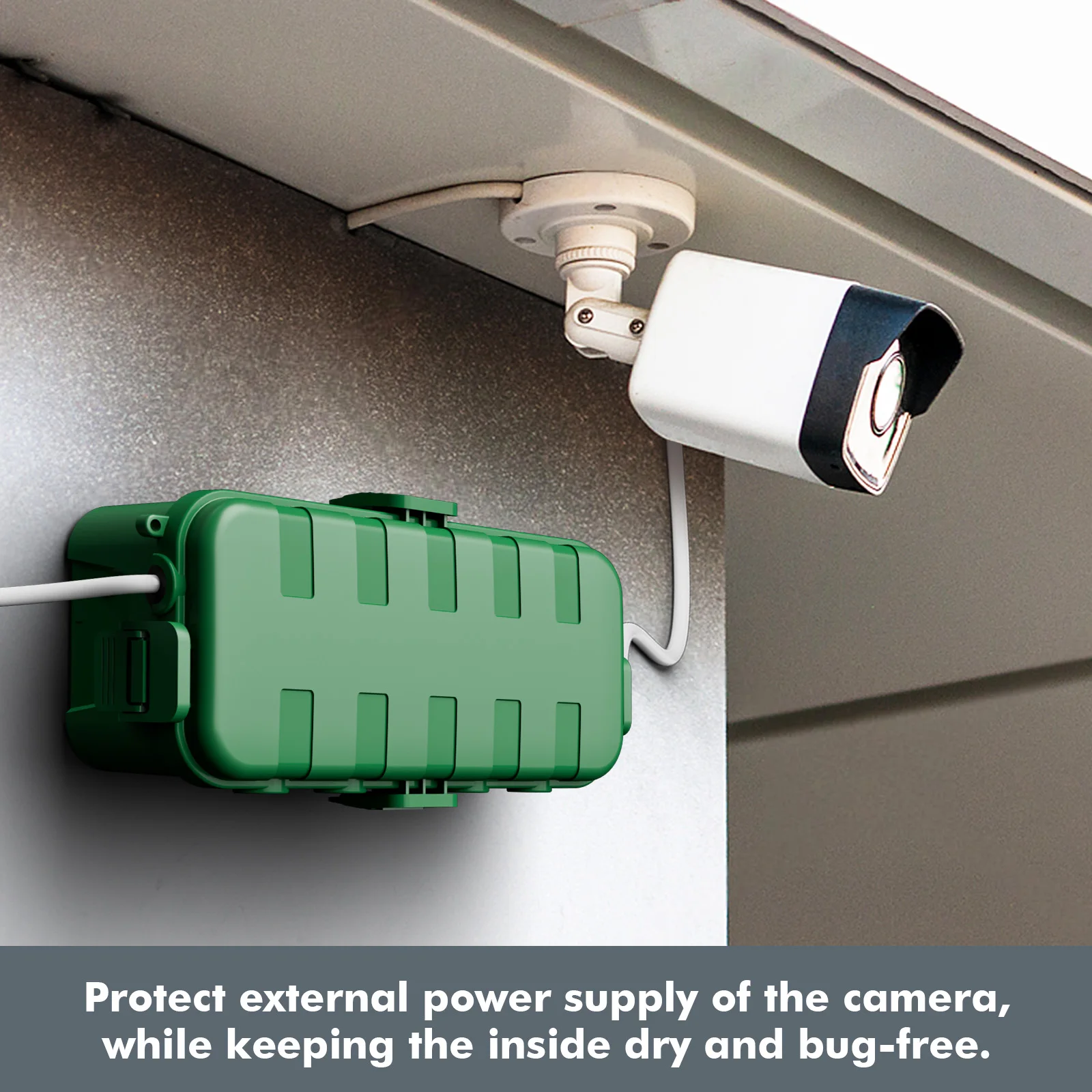 Waterproof Outdoor Electrical Box Durable Shield Cover for Extension Cord Wire Power Strips Plugs - Weatherproof Protection