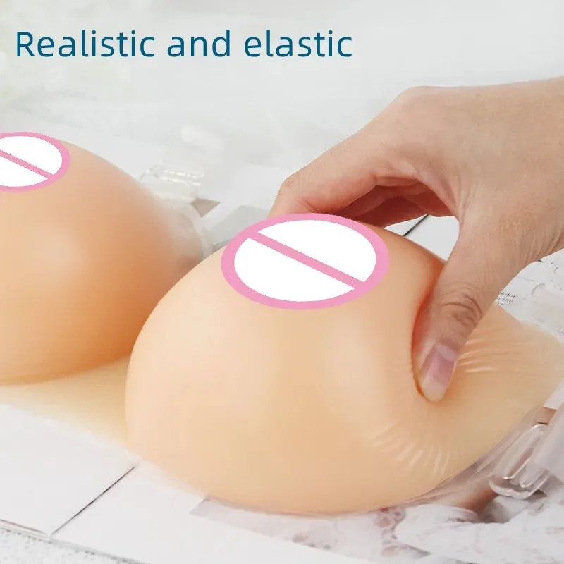 New Realistic Silicone Breast Forms Strap Artificial Huge Fake Boob Tits For Crossdresser Transgender Cosplay Drag Queen