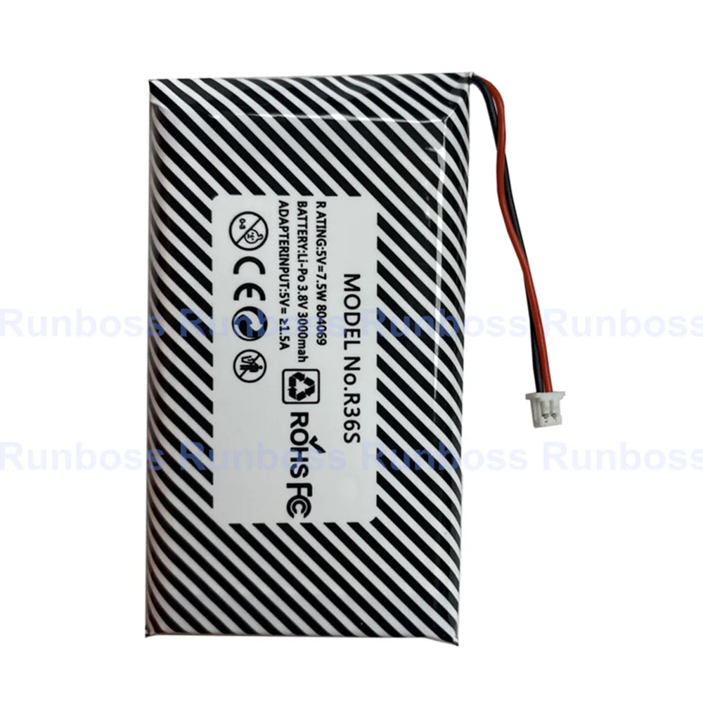804169 Lithium Polymer Battery 804069 804066 3.7V 3000mAh for Open Source Console R36S Game Machine Battery