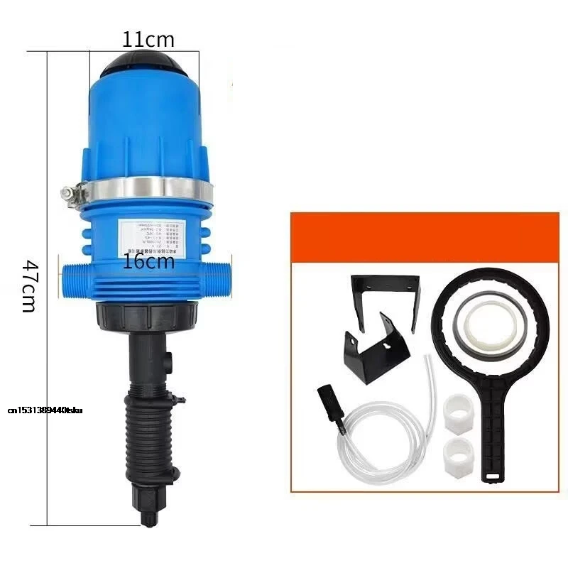 Powered Chemical Injector 0.2%-2% Fertilizer Dosing Dispenser Automatic Proportion Equipment Poultry Farm Irrigation Tool