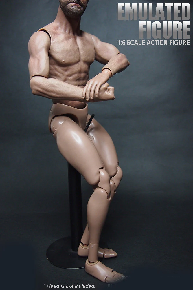 1/6 스케일 S001 ZC 장난감 남성 몸체 피규어 군사용 가슴 근육질 12인치 군인 액션 피규어 헤드 장난감