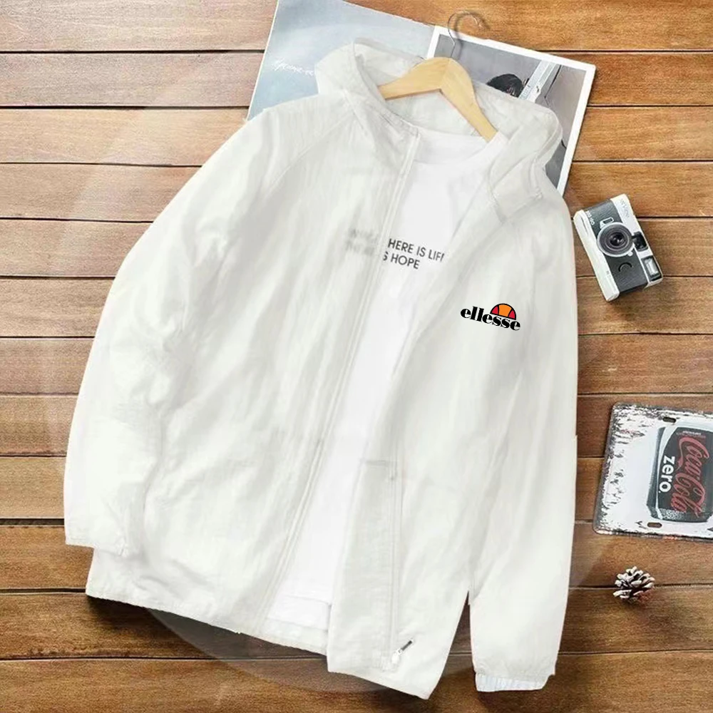 

2024 New Summer Unisex Sun Protection Clothing Ice-sense Light Breathable Jacket UV Protection Thin Hooded Loose Cardigan