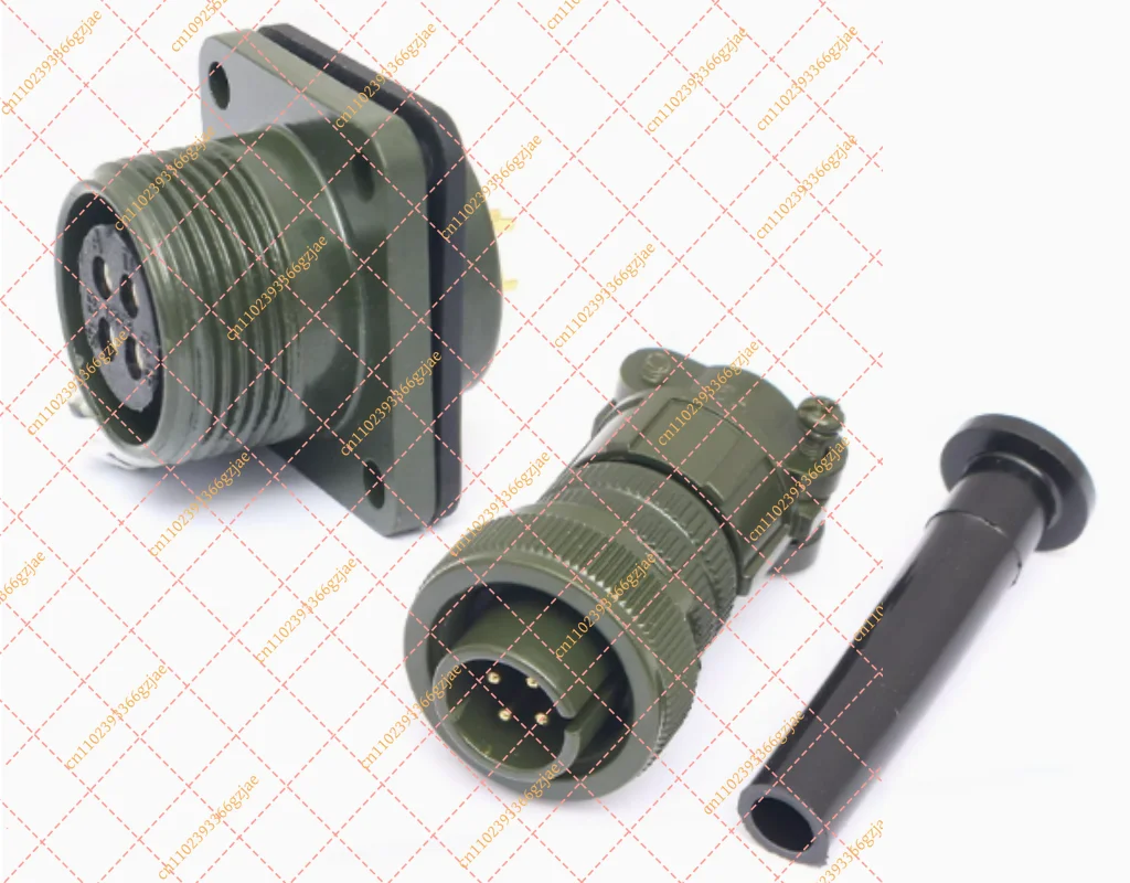 2Pcs 5015 Waterproof Aviation Plug Socket 4-Core MS Connector for Industrial Equipment
