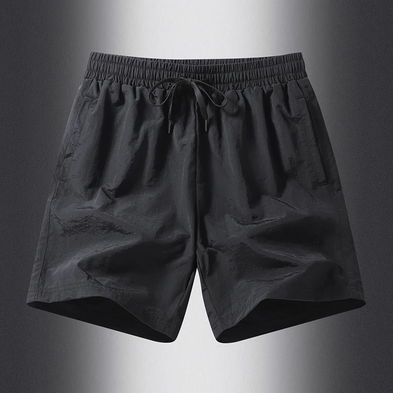 Men's Outdoor Comprehensive Training Fashion Trend Ice Silk 5-point Shorts Moisture Absorbing Quick Drying Sports Leisure Shorts