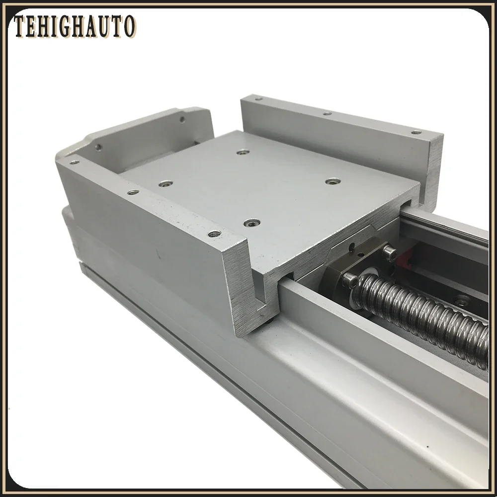 Heavy Load Linear Module Fully Enclosed Guide Ball Screw SFU2005/2010 20mm Width HGH20R 4Pcs HGH20CA Block Slide Stage Actuator