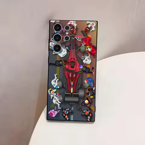 Luxury Formula 1 F1 Car Phone Case For S23 Samsung S24 S25 Ultra S22 S20 Fe S21 Plus Galaxy A54 A34 A24 A53 A14 Cover