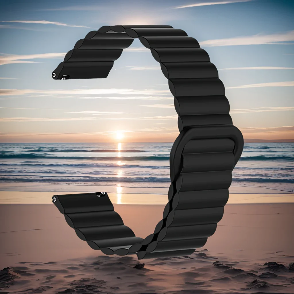 حزام حلقة مغناطيسي لساعة سامسونج جالاكسي 7 6 5 4 40 مللي متر 44 مللي متر 4 6 كلاسيكي 46 42 43 47 مللي متر 5 برو باند سيليكون 20 مللي متر 22 مللي متر حزام الساعات #2