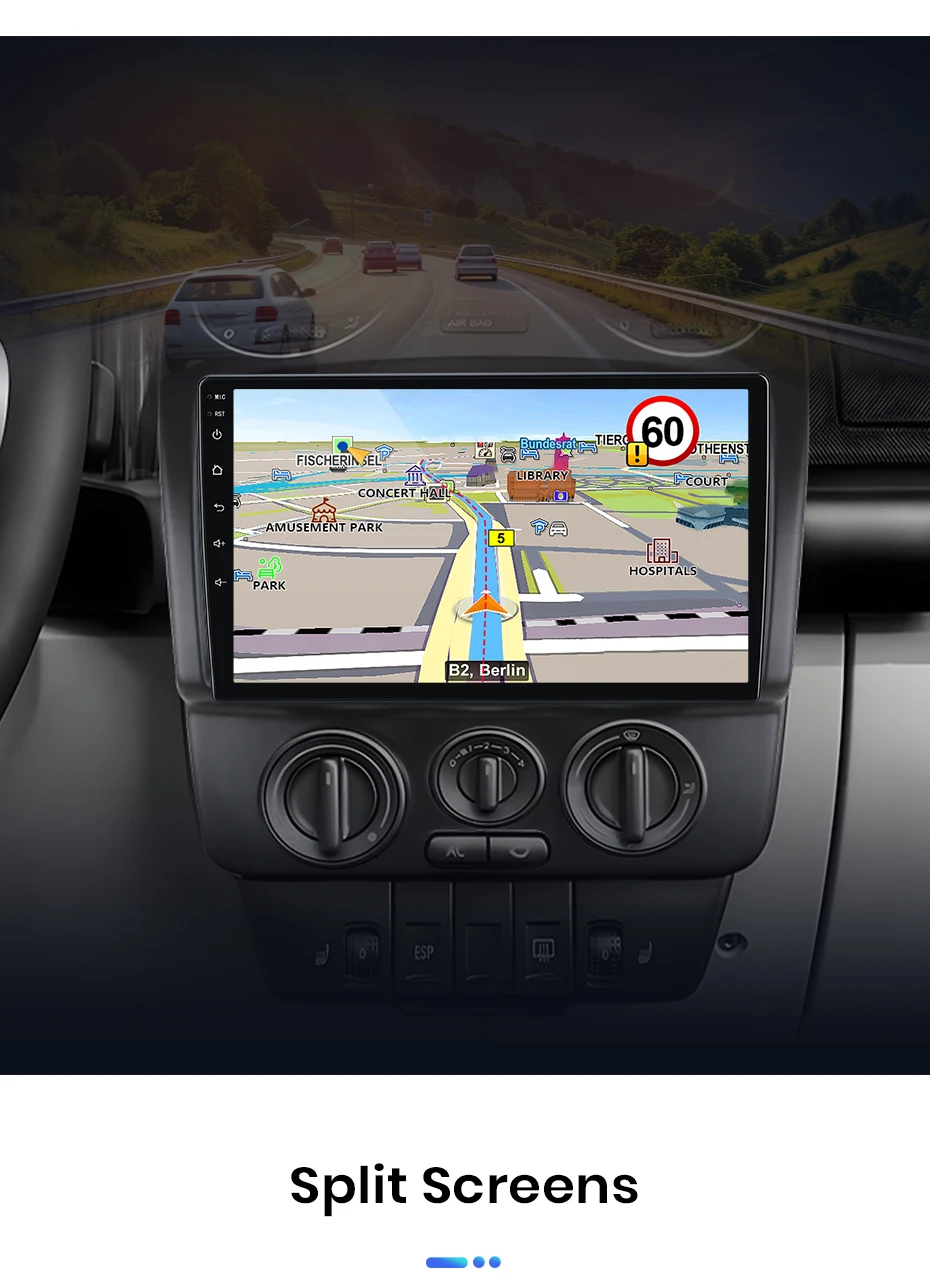 Junsun Autoradio für VW Volkswagen Beetle 2000 2001 - 2010 CarPlay Android Auto FM RDS DSP BT GPS Navi SWC HD IPS Touchscreen Plug & Play Multimedia-Player Freisprecheinrichtung Original-Autostil-Haupteinheit – Detail 18