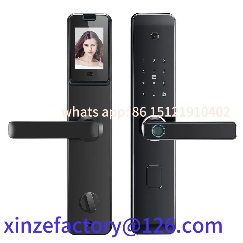 

Customizable Household Door Smart Door Lock Password Electronic Anti-theft Door Lock Cat's Eye Fingerprint