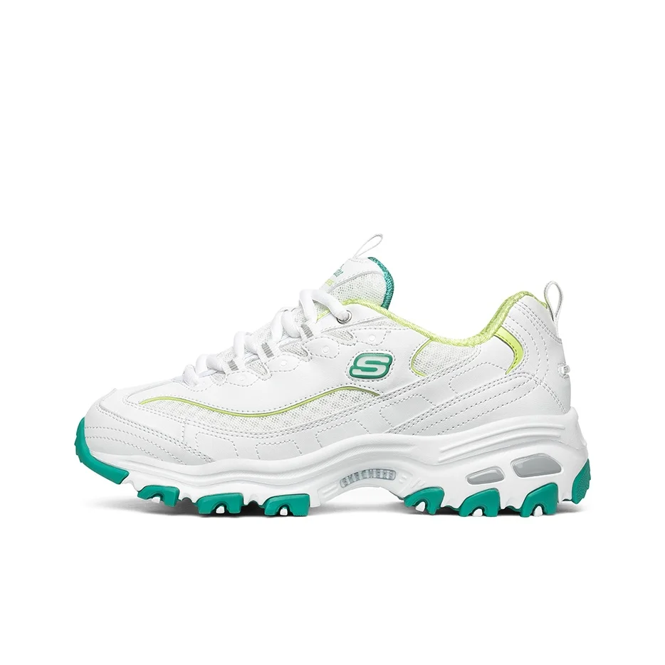 Skechers D'Lites 1.0 Lightweight Height Increasing Lightweight Height Increasing Low top Chunky Sneakers Women's 99999863-WGR