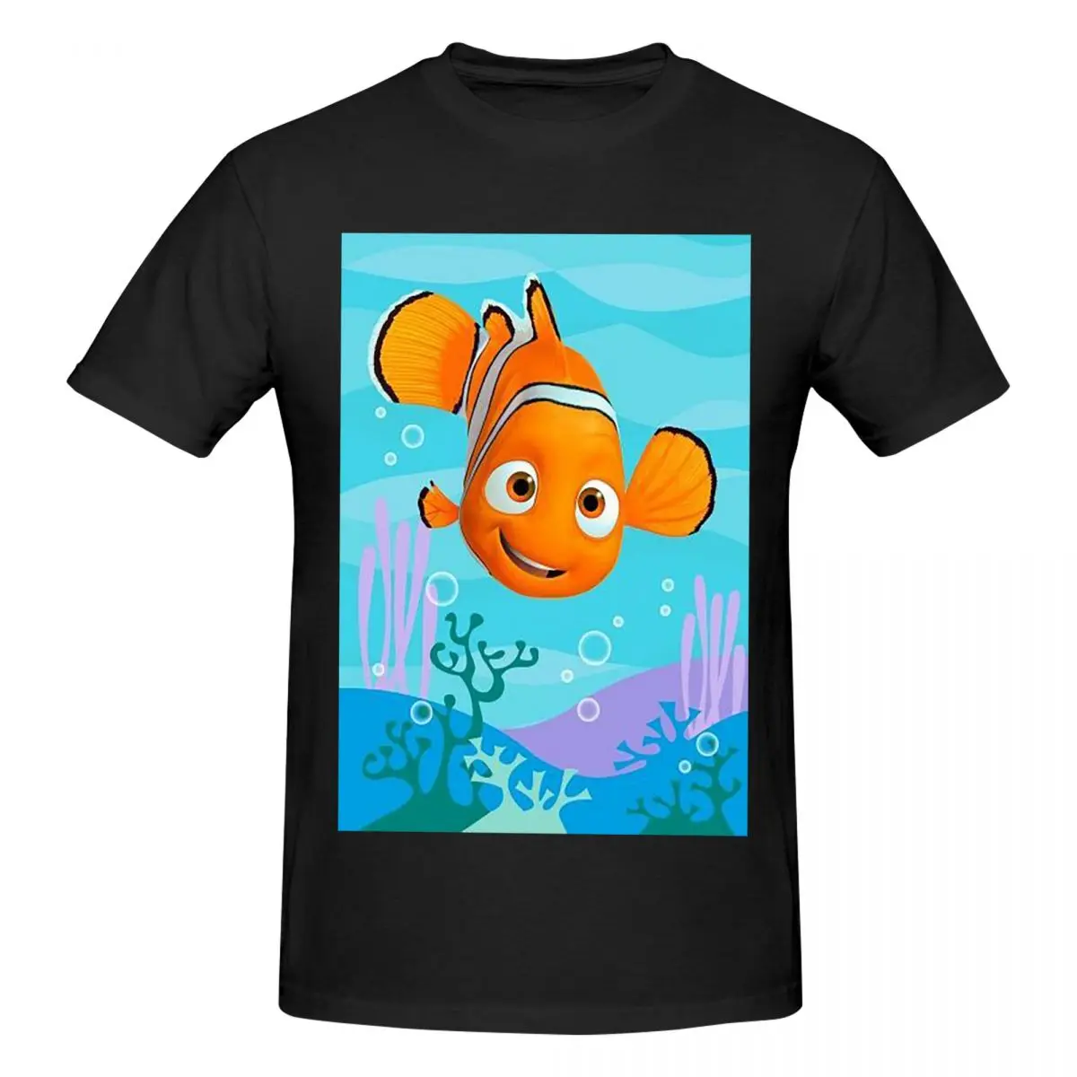 Finding Dory T-Shirt for Men Cotton Oversized T Shirts Men's Tees Short O-Neck Summer Clothes Tops S-6XL