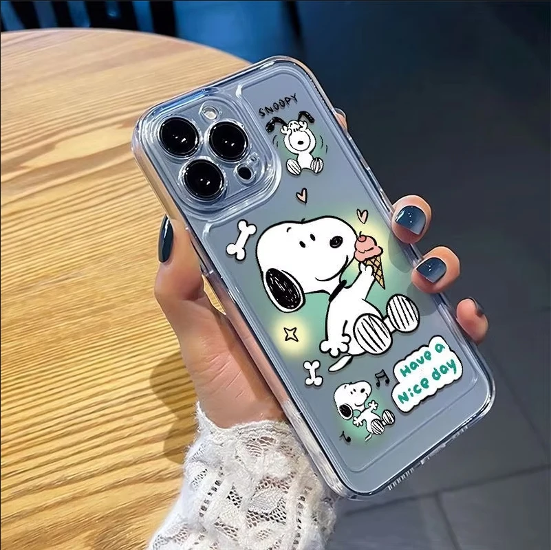 Snoopy Lovely Funny Soft Case for LG G3 Stylo 6 7 G8 K10 K11 K12 Plus K22 K30 K40 K50 K51 K52 K62 K42 K61 K71 K8 K9 V40 V50