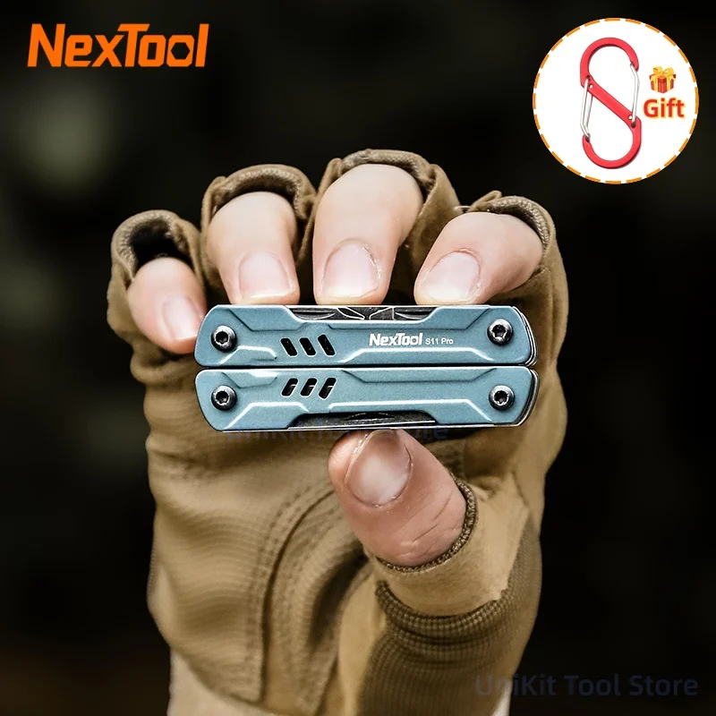 Многофункциональный инструмент NexTool Mini Sailor Pliers S11 Pro 12-в-1: карманный инструмент EDC, складные инструменты, кусачки для проводов, карта EDC, отвертка, ножницы