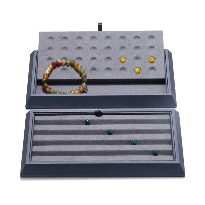 

Van Watson Jewelry Pallet Microfiber Jewelry Display Viewing Palette Loose Diamond Cultural Play Gemstone Dzi Storage Display