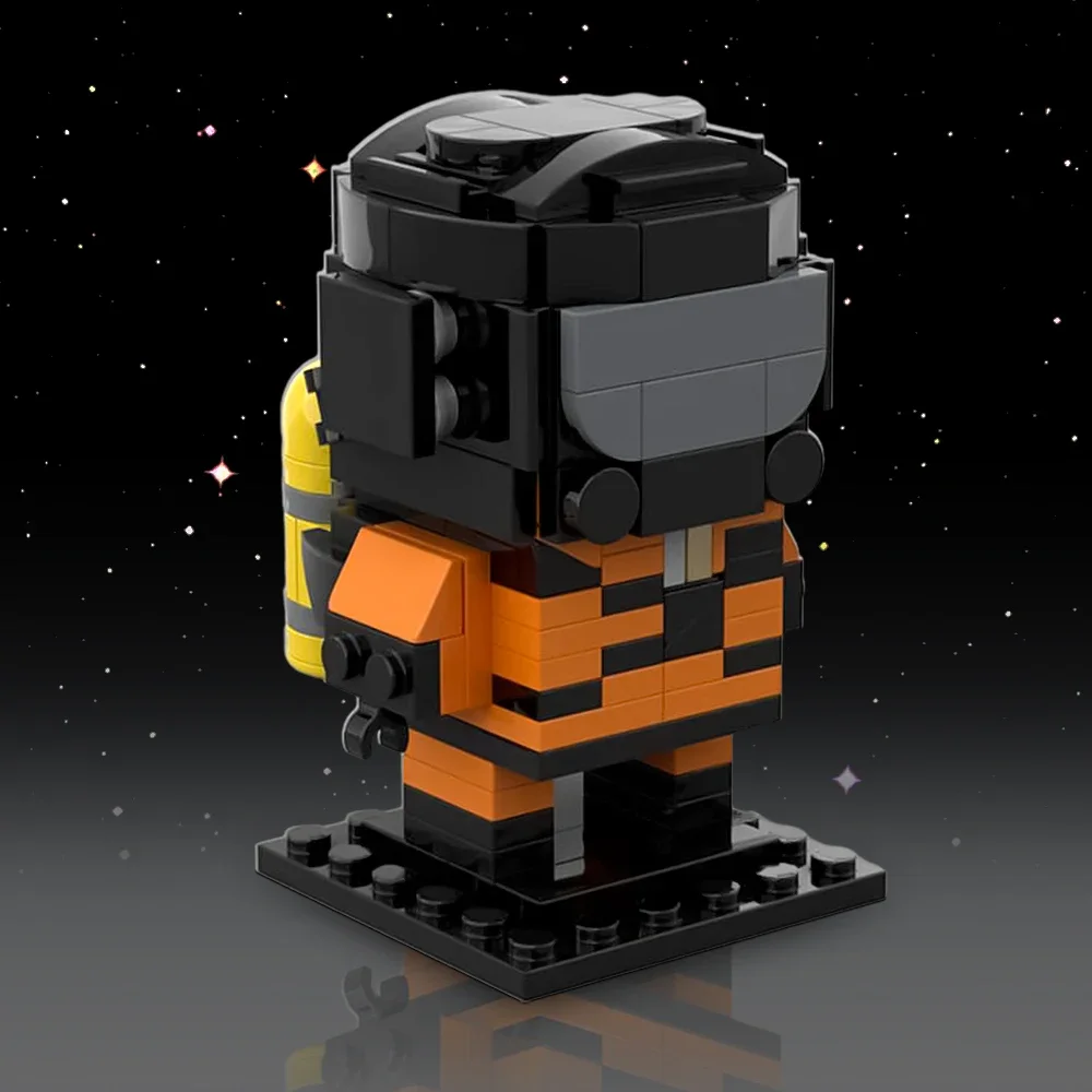 Gobricks-Juego de terror MOC, compañero de tripulación tradicional, Brickheadzs, bloques de construcción, juego de tripulación y monstruo, personajes, ladrillos, juguete para regalo