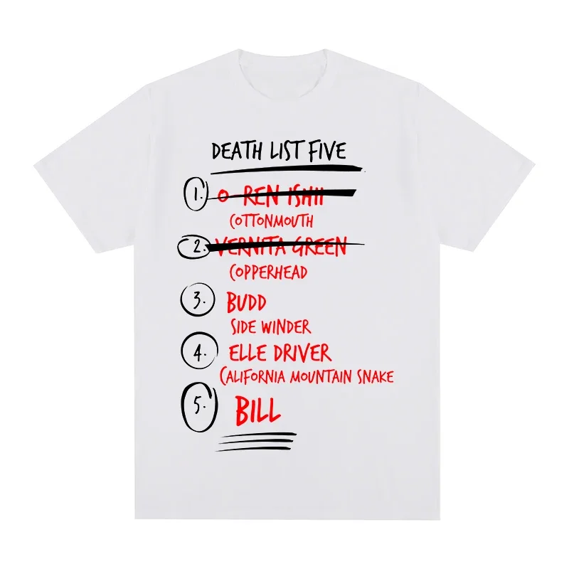 Punk Numbered List Print Graphic Tees Y2k Clothes Men Women Round Neck Short Sleeve Boxy Oversized Print Tee