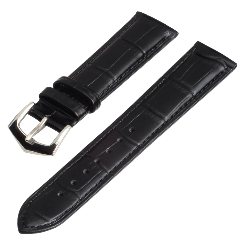 Genuine Calf Hide Leather Watchband 18MM 19MM 20MM 21MM 22MM For PATEK CALATRAVA PHILIPPE Men\'s Wrist Watch Strap Bracelet