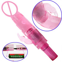 19CM Triple Clitoral Stimulator Vibrator Masturbation Waterproof G-Spot Vibrating Adult Sex Toys for Woman Smile Face Prostate