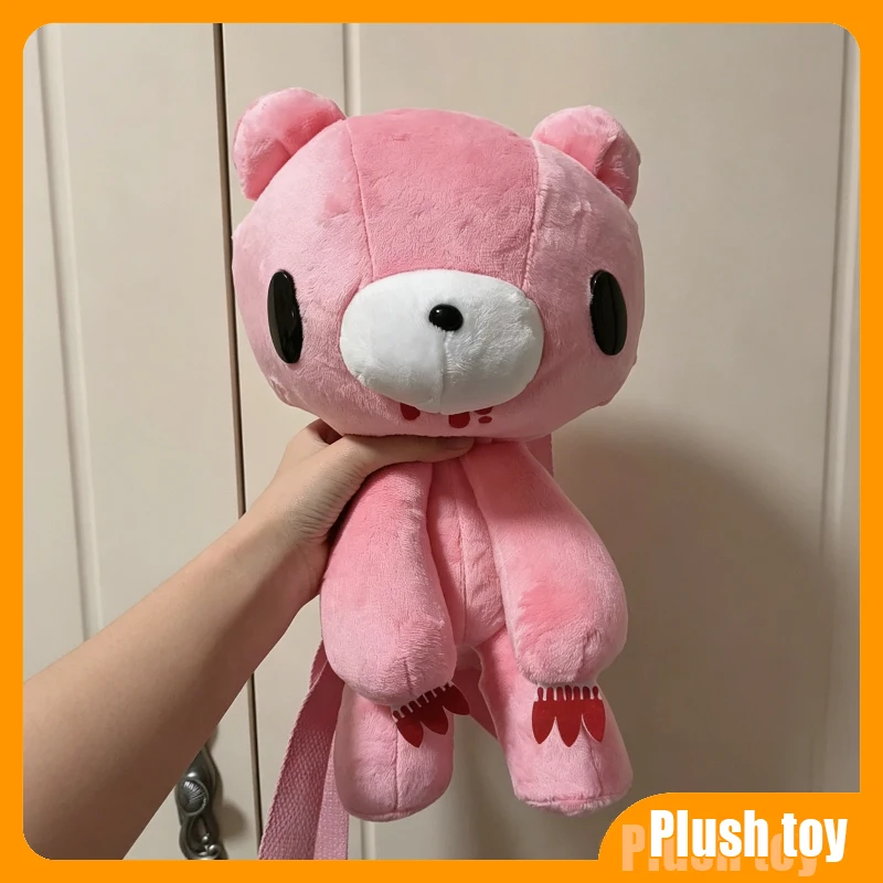 Mochila de Peluche con Diseño de Oso Triste, Estilo Anime, Amplia Capacidad de Almacenamiento, Accesorios para Chicas Y2K, Regalos para Festivales