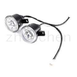 1 pair LED 3 Wire Headlight Head Light Head Lamp Fit for ATV Quad 110 125CC TaoTao ATA110D ATA110D1 ATA125D ATA135D ATA125 HW