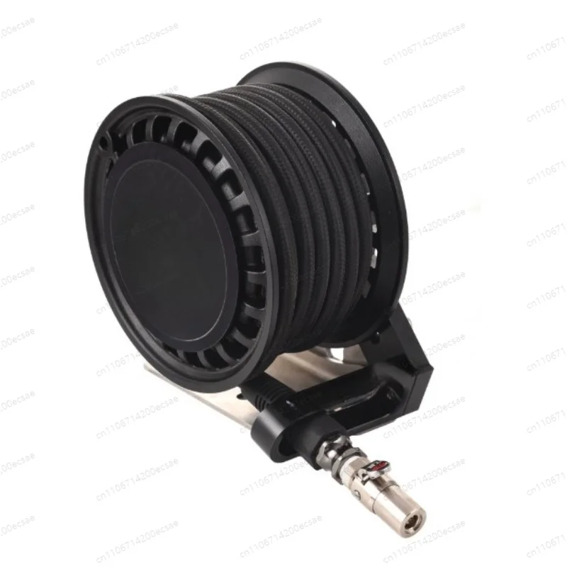 All-Terrain with Auto Retract Air Pump Hose Reel Pump Tube Storage Artifact for Off-road Pump Inflation Tube Storage 7M Pipe