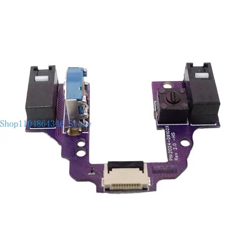 

5asd Mouse Microswitch Dustproof Mouse Mainboard Button Board For GProX Superlight 2 Mouse With Wheel For Game Programmer