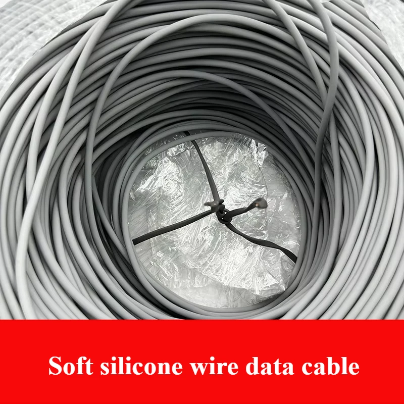 Silicone Wire Data Cable 3.8/4.5/3.5/6mm Wire Diameter 2/4/5-Core 5A Diy Silicone Wire  Gentle Soft Ultra-Fine Liquid Silicone