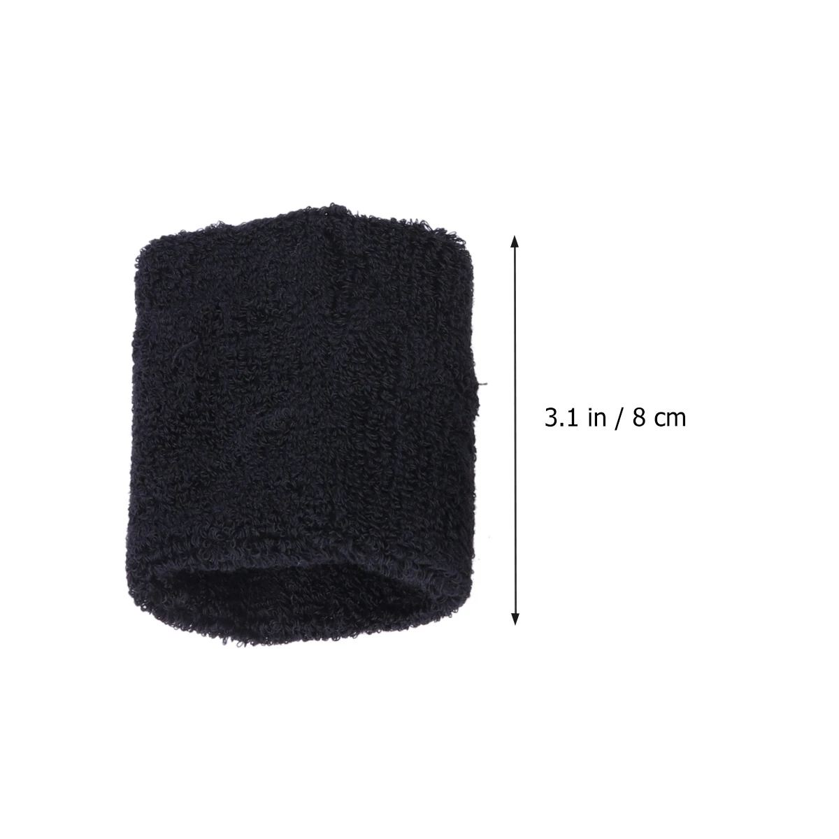 

2pc Yoga Fitness Wristband Sports Strap Jogging Sweatbands Mens Black Running Basketball Headband Riding Protective