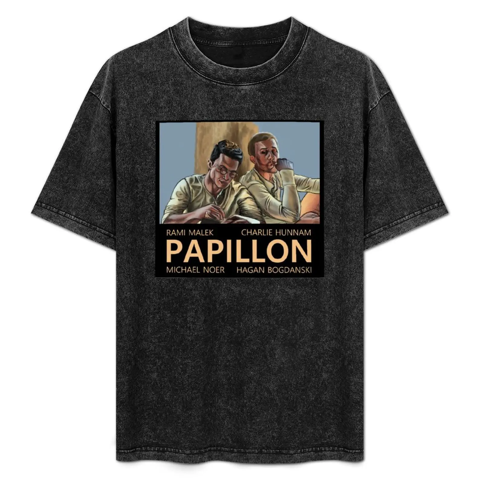 

Papillon - option 2 T-Shirt Basic Simple Design Short Sleeve Shirt