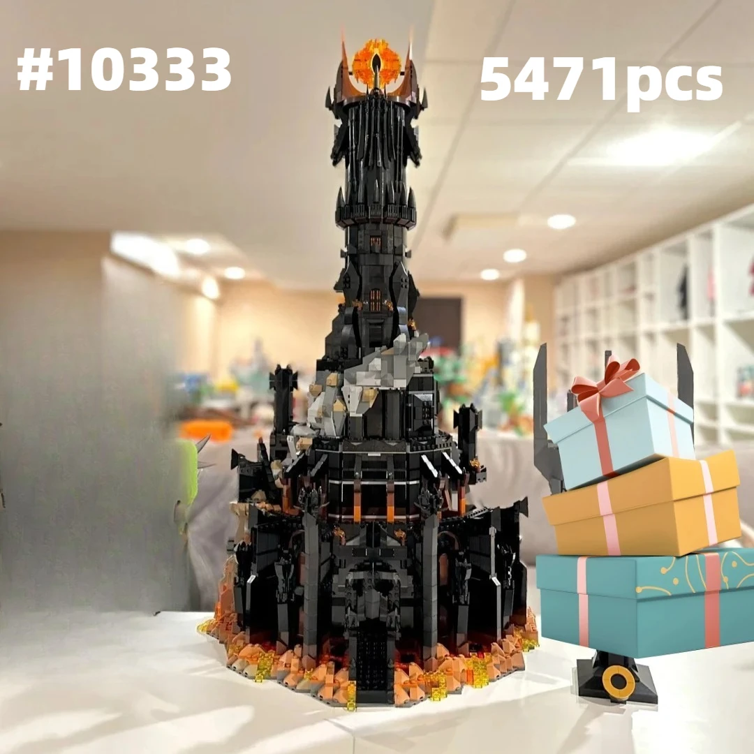 

Набор строительных блоков Black Tower Dark Model: креативные кирпичики MOC, декоративные игрушки для детей и взрослых, коллекционные подарки, 5471 деталь