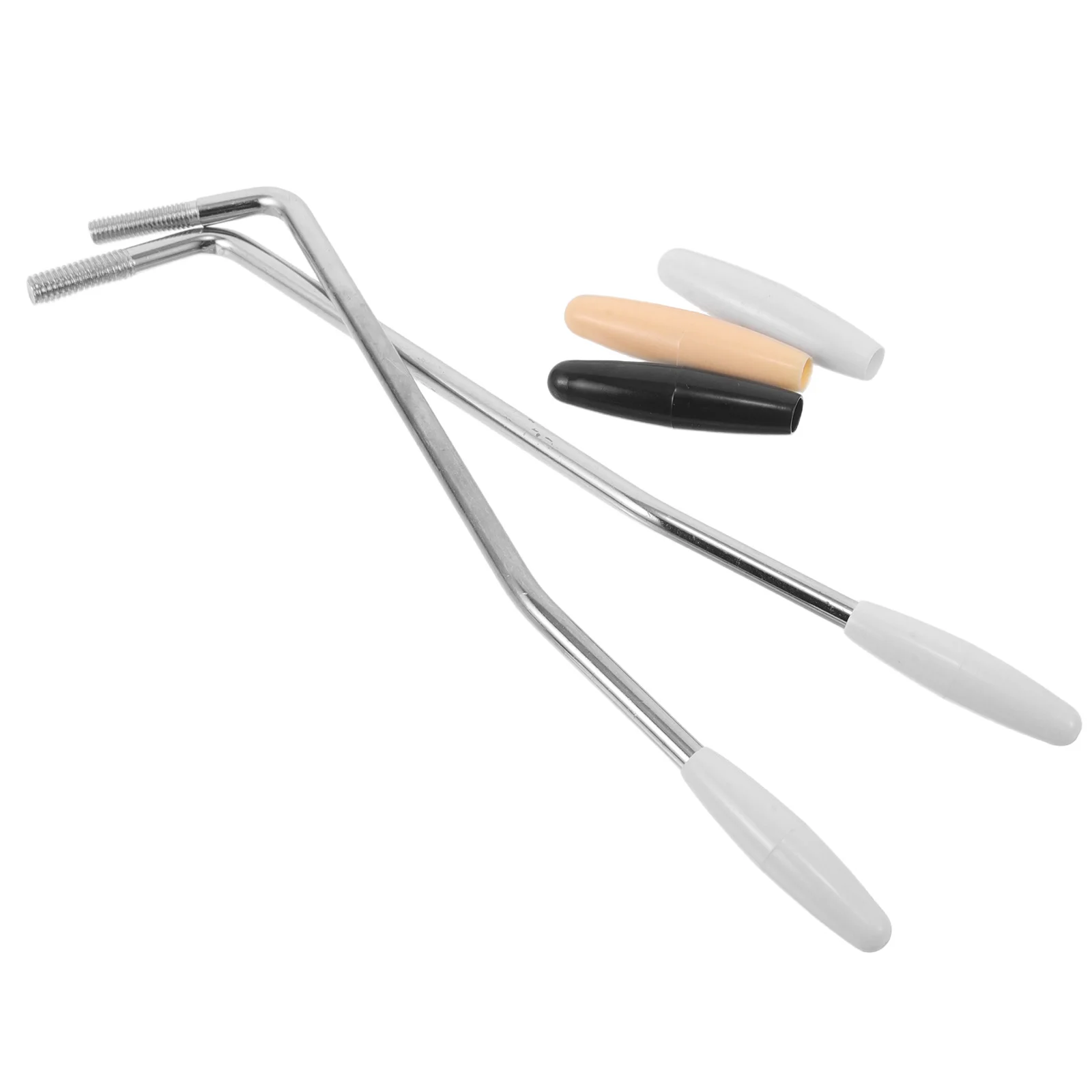 

2Pcs Guitar Tremolo Arm Metal Vibrato Whammy Bar Replacement Dual Thread Smooth Control Electric Guitar Hardware Parts Silver