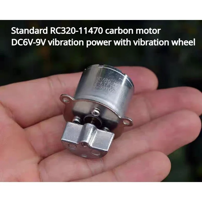 RC320 Mini 24mm Round Cylindrical Vibrating Motor DC 5V 6V 7.2V 9V 12V Strong Vibration Eccentric wheel DIY Toy Massager Feeder