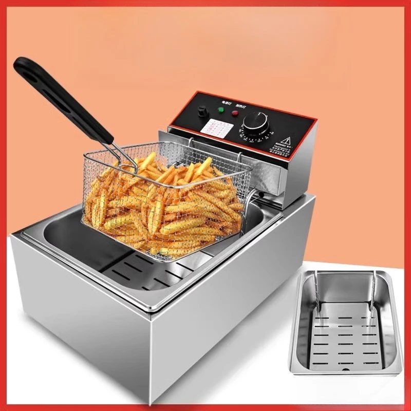 

Protection Electric Fryer Kanto Noodle Cooking Stove Fried Chicken Chips Fritters