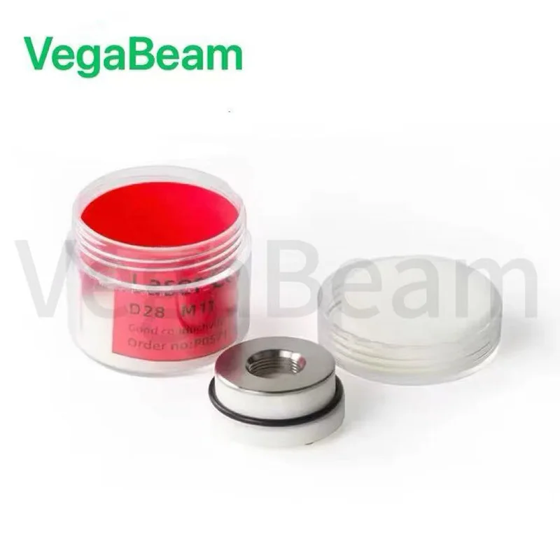 Raytools الألياف الليزر السيراميك الدائري Dia.28 Dia.32 Dia.19.5 ل Bodor/Hans/HSG أجزاء آلة القطع بليزر الألياف WSX/Precitec/BOCI