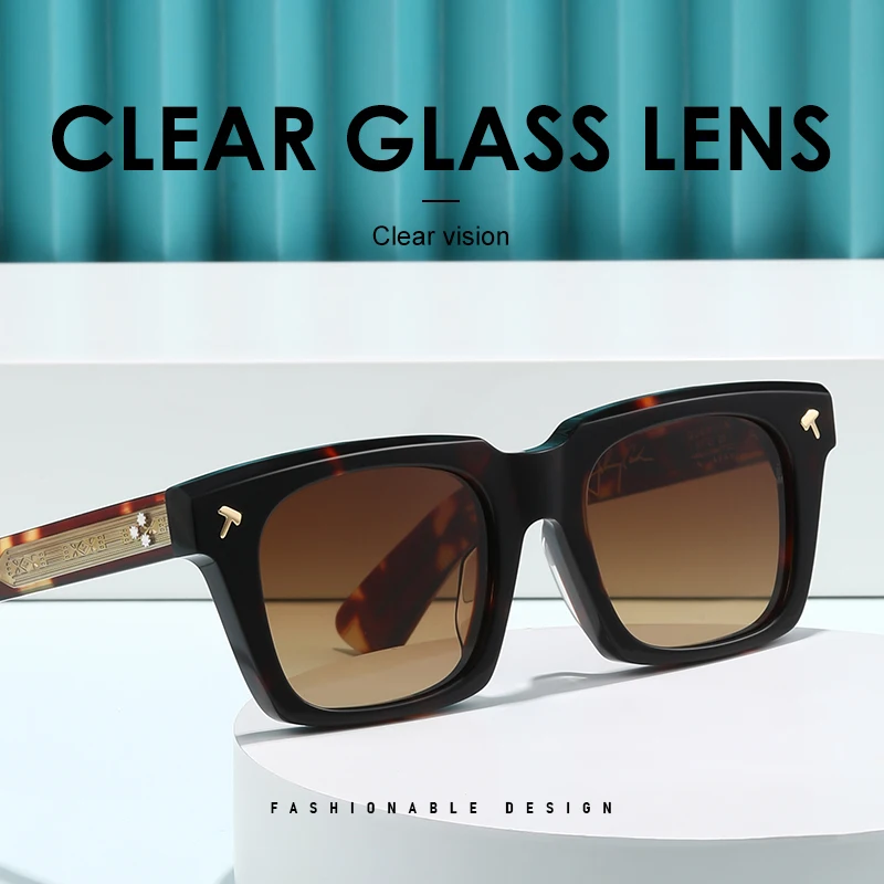 TAG Hezekiah العلامة التجارية الفاخرة النظارات الشمسية الرجال خلات نظارات شمسية النساء في الهواء الطلق حماية السفر ظلة مصمم QUENTIN مكبرة