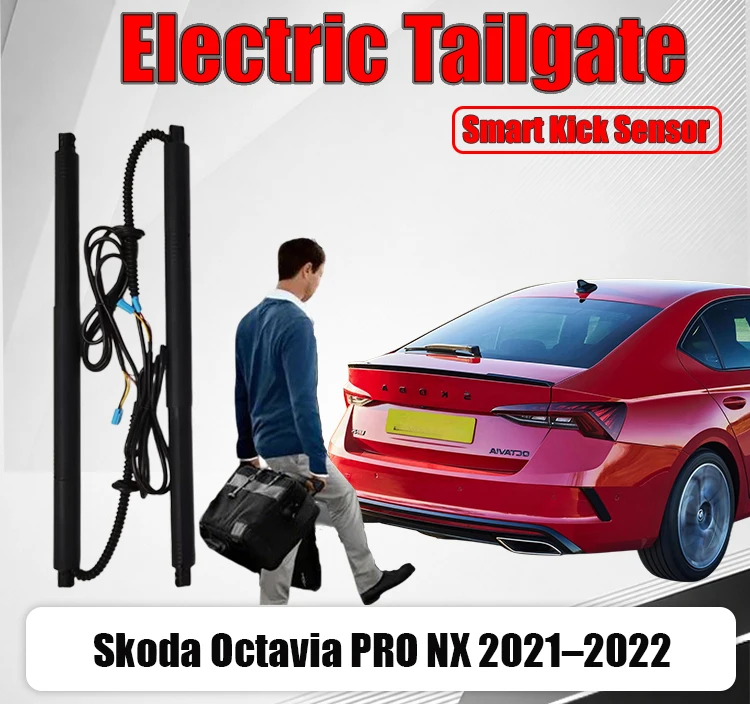 Electric Tailgate Upgrade Kit For Skoda Octavia PRO NX 2021–2022 Power Lift Support Rods Auto Trunk Boot Lid Power Liftgate Modi