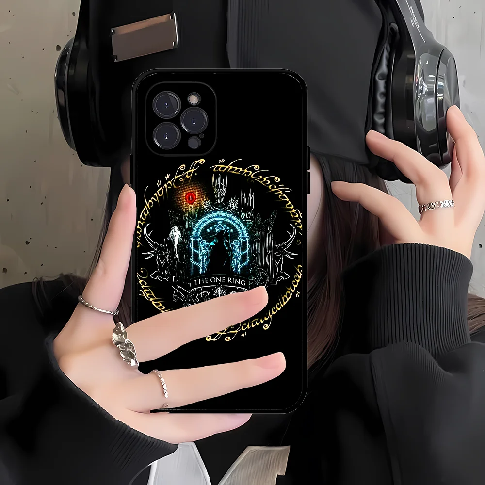 The L-Lord Of The R-Rings Phone Case For IPhone 16 15 14 13 12 Mini 11 Pro XS Max X XR SE 6 7 8 Plus Soft Silicone Cover