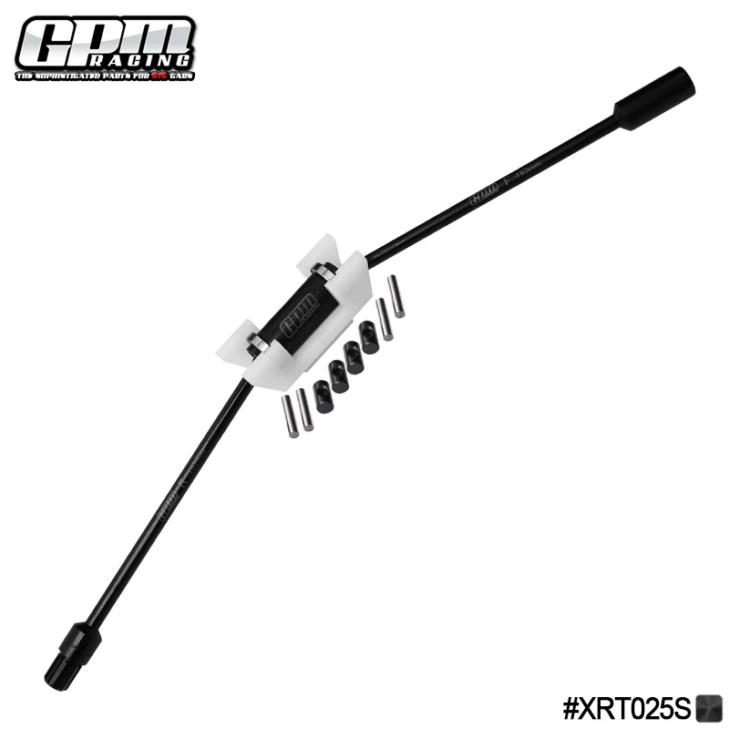 

GPM 4140 Medium Carbon Steel Center Driveshaft Set For TRAXXAS 1/6 4WD XRT