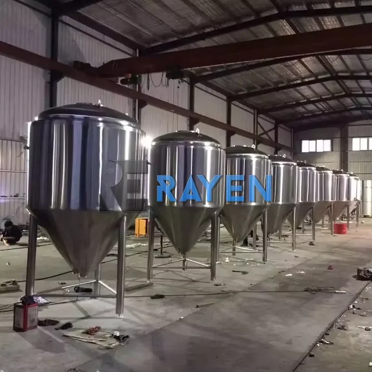 Sanitary 304/316 Stainless Steel Customized Fermenter Sealed Tank Conical Storage Tank for Beer Coffee Wine Water Storage