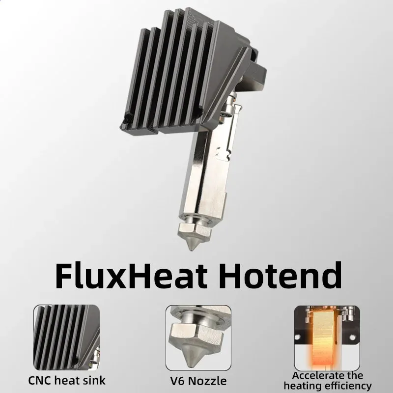 

Mellow NF FluxHeat Hotend For Upgrade Bambu Lab P1P P1S TZ Hotend Voron Blv DIY 3D Printer High Flow And High Speed