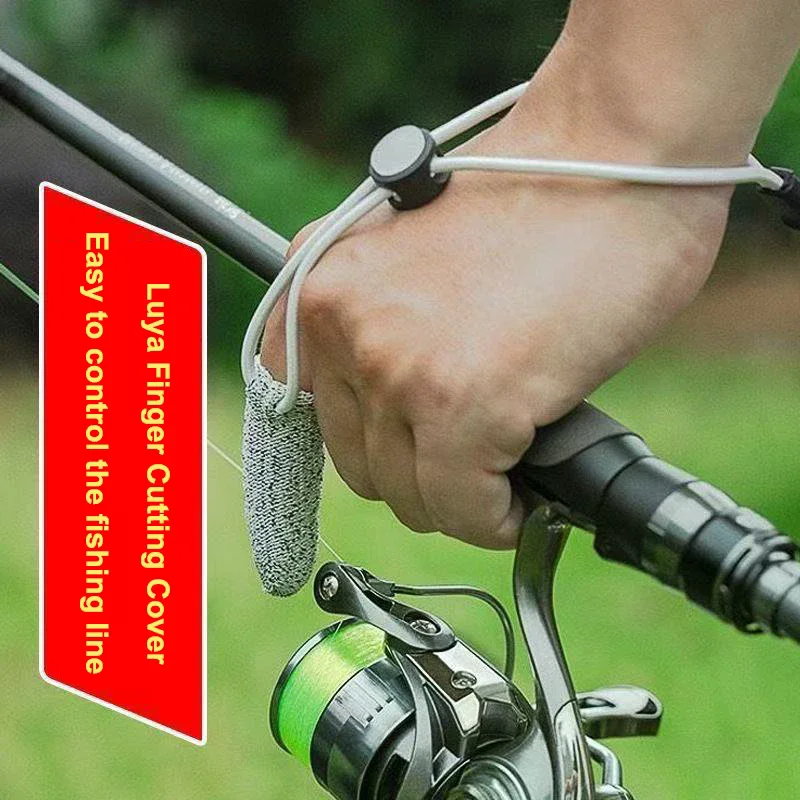Single Finger Protective Glove Finger Cover For Fishing Anti-cut Fishing Finger Protector Glove For Casting Control For Outdoor