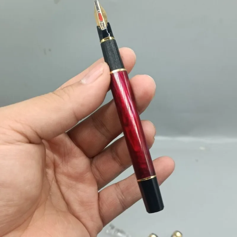 

Акриловые перьевые ручки в стиле ретро, роскошные полые чернильные ручки с космическим кораблем, наконечник F 0,5, высокий спрос, подарок премиум-класса, быстрая доставка, ручки для письма