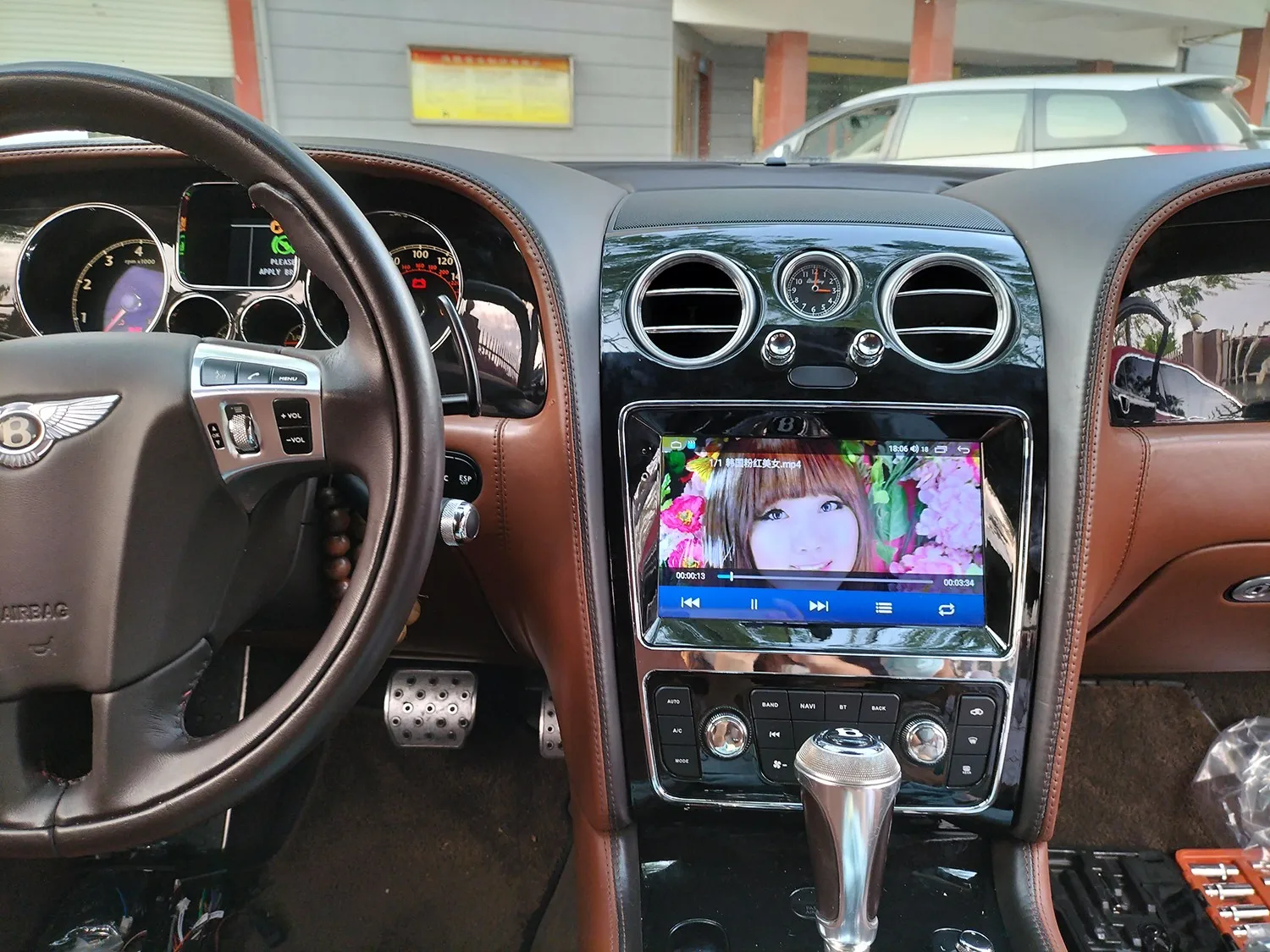 Android 14 Video Player For Bentley Continental GT Flying Spur-2004 2005 2006 2007 2008-2017 GPS Car Radio Head Unit Multimedia